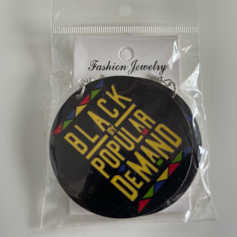 “Black By Popular Demand “ Earrings